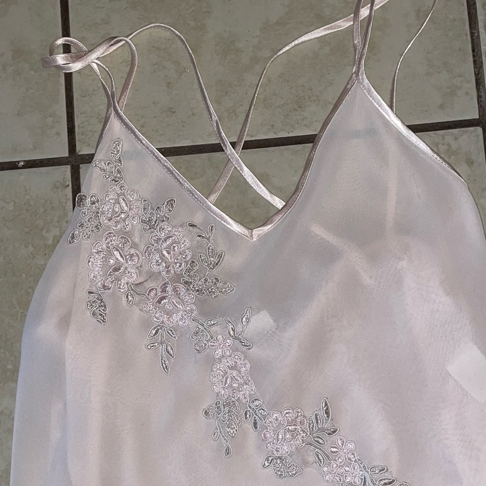 Vintage Embroided Slip Dress